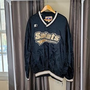 Men's Starter Black New Orleans Saints Hoodie